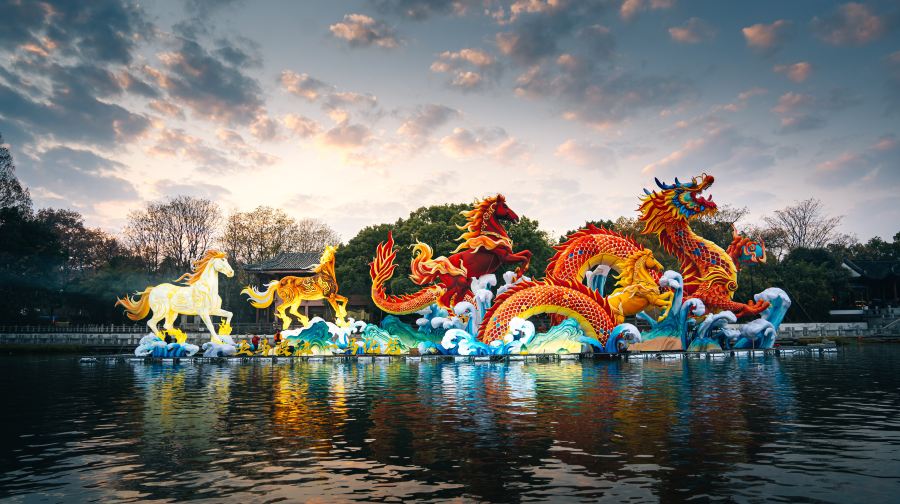 中国秦淮灯会主会场(白鹭洲公园)