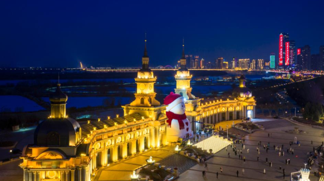 星云里哈尔滨大雪人乐园