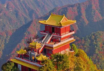 西安终南山南五台景区一日游【你一句向云端，我便来到这云雾间】【风吹又日晒，自由又自在，山里的风景是与世隔绝的温柔】