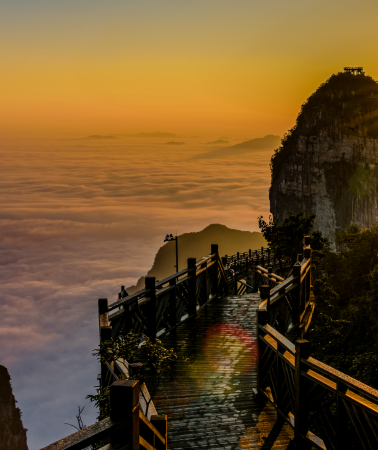 4D3N • Zhangjiajie + Grand Canyon Glass Bridge + Tianmen Mountain National Forest Park