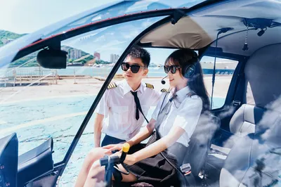 三亚港洋海直升机旅游基地