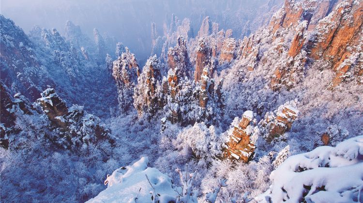 4-day 3-night · Group Tours · Zhangjiajie + Tianmen Mountain National Forest Park + Fenghuang Ancient Town·  