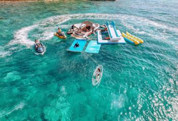 万宁洲仔岛不限时浮潜【可选网红帆船+海钓+香蕉船+摩托艇】【摩托艇/香蕉船出海+浮潜不限时不限次数+浮潜照片视频+摩托艇体验1分钟】