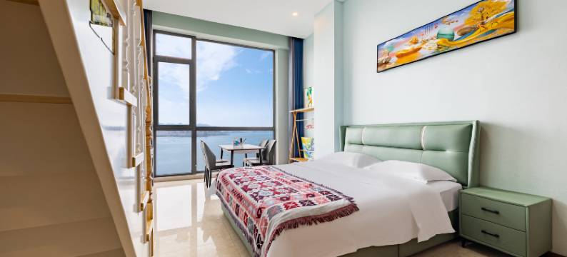 Mint Flat|途远海景LOFT度假公寓(威海站华发九龙湾店)图片
