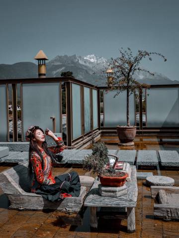丽江吾莫青庐•日照金山•雪山宫博物馆•疗愈酒店(白沙古镇店)图片