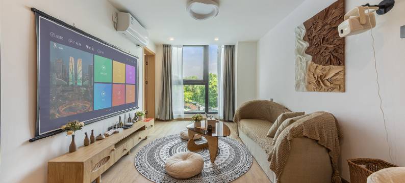 栖牛轻奢投影民宿(泊里中心店)图片