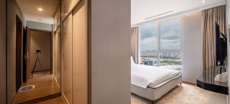 塞拉维服务阿帕特门茵豪姆斯 & 兰德马克81(Celavie Services Apartments Vinhomes & Landmark 81)图片