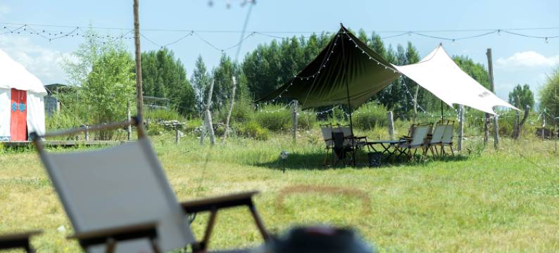 那拉提景区画山游水园林民宿图片