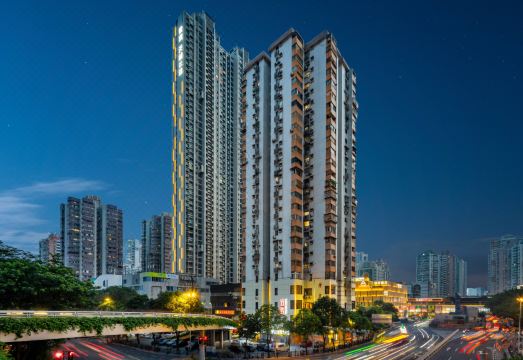 广州珠江新城五羊邨地铁站宜致美居外景图