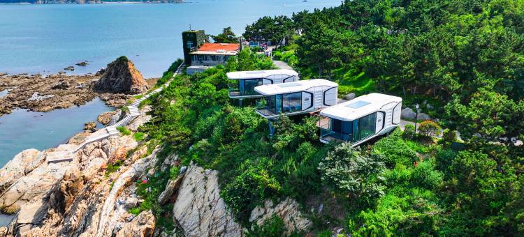 半月湾六号悬崖太空舱民宿图片