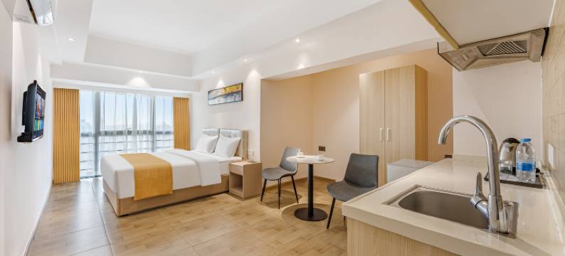 铂江国际公寓(佛山湾华地铁站天虹购物中心店)图片