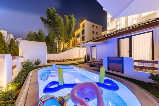 春屿竹丨高空夜景180°法式亲子House庭院(陶溪川文创街店)图片