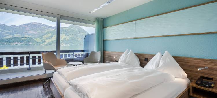 尼德瓦爾德納霍夫酒店坐落於湖畔，享受瑞士品質(Hotel Nidwaldnerhof direkt am See Swiss Quality)图片