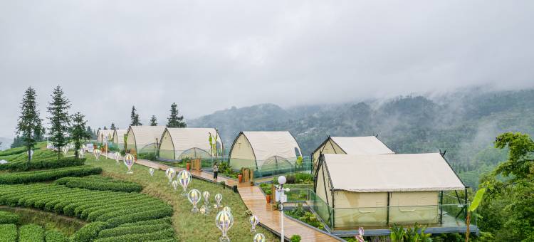 云台山热气球营地图片