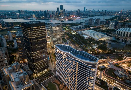 上海前滩香格里拉酒店外景图