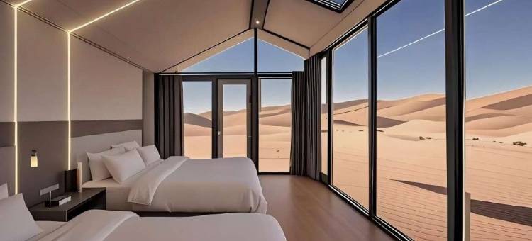 敦煌鸣沙山国际沙漠露营基地图片