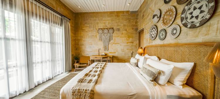 Nyaman别墅(Nyaman Villas by EVDEkimi – romantic escape among rice fields w/pool, terrace - Long stay extras)图片