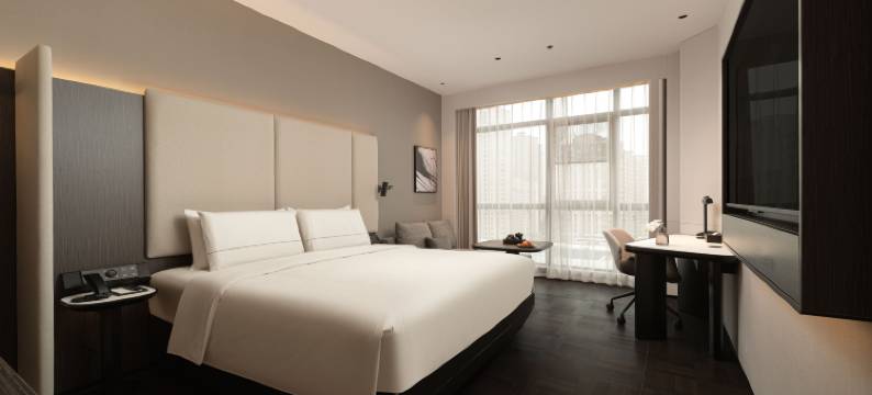 六安火车站星河解放广场亚朵酒店图片