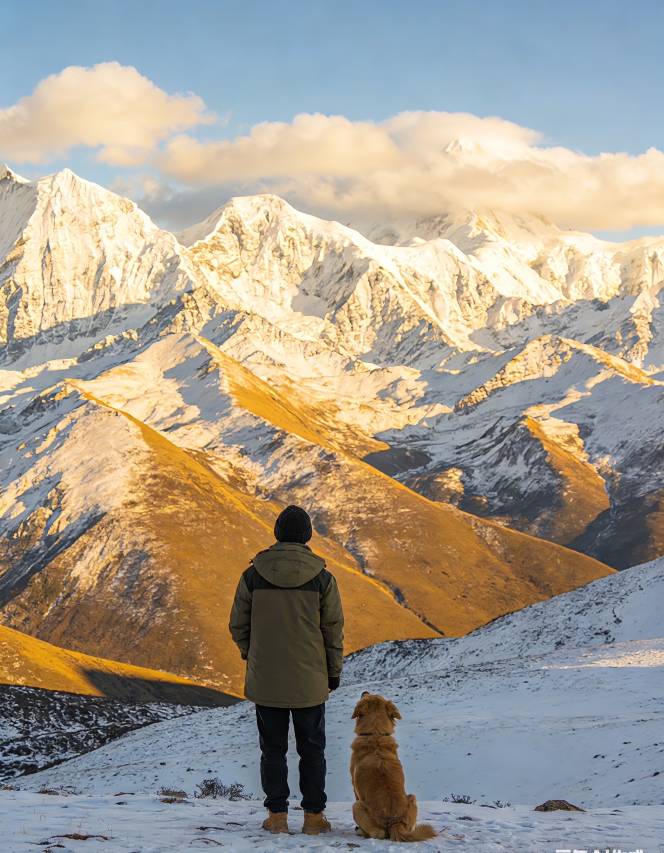 四姑娘山半隐•云栖山舍Villa·雪山全景美宿图片