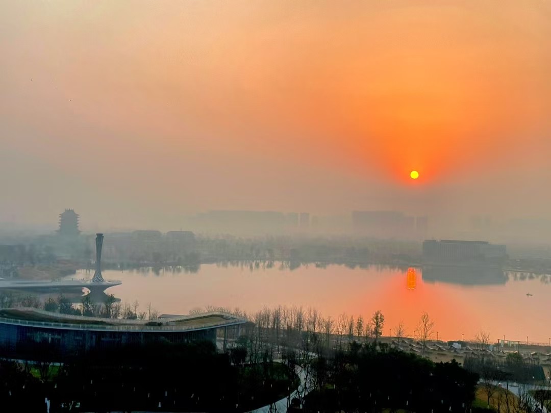 Mumian Chengdu Dong'an LakeOver view