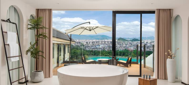 伏波江景.漓江边的度假酒店(桂林两江四湖象鼻山景区店)图片