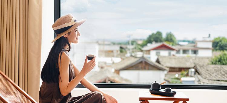 无夏而立°Beyond Summer丨雪山私汤丨原木智控独院(白沙古镇店)图片