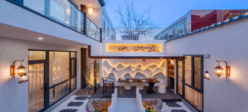 云山青HolidayVilla•宋氏美学|兰庭居私汤观景民宿(忻州古城店)图片