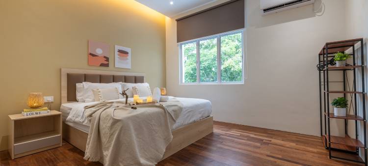 【La Ferringhi Villa】25 pax/Courtyard/Backyard/Bathtub/Pool Table/Mahjong/BBQ Grill/3 mins to beach图片