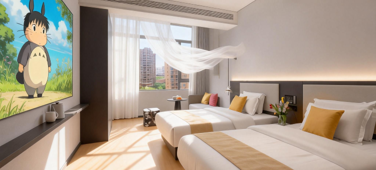 贵阳·欢住｜Soong·CinemaBathtub设计酒店(喷水池地铁站甲秀楼店)图片