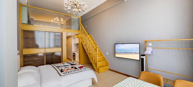 Mint Flat|途远海景LOFT度假公寓(威海站华发九龙湾店)图片