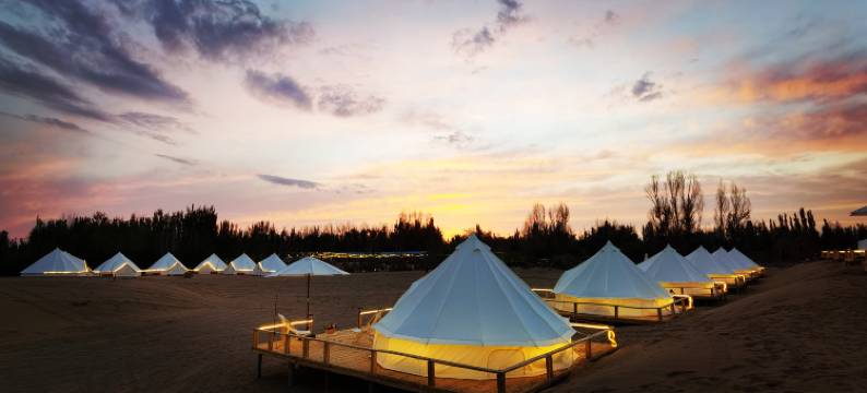 敦煌落日派对轻奢星空露营民宿图片