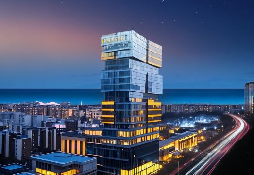 青岛金沙滩怡隆假日酒店外景图