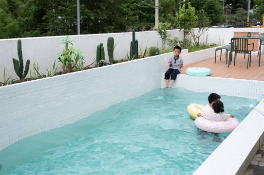 时间之外Slowly简白设计亲子泳池独栋度假民宿(云和梯田景区店)图片