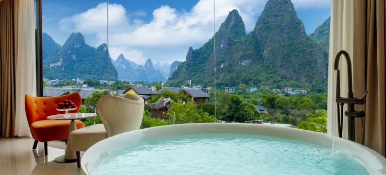 栖悦·云宿酒店(阳朔兴坪镇二十元风景区店)图片