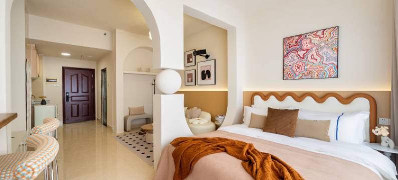 悦见美佳精品公寓(绿岛湖地铁站店)图片