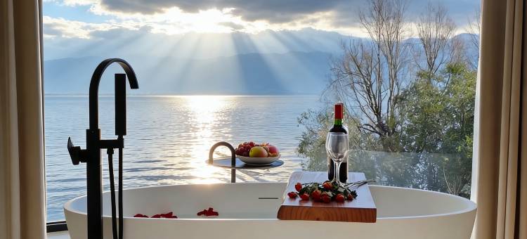 花筑·观湖雅筑丨山海湾NordicVilla·海岸泳池度假别墅(洱​海店)图片