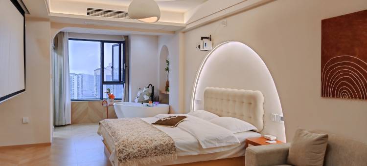 榴莲HOME°民宿(广安吾悦广场店)图片