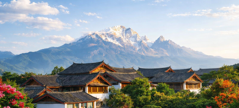 梦里繁花・360°空中花园・云海星潮・Vista古韵轻奢美宿(丽江古城店)图片