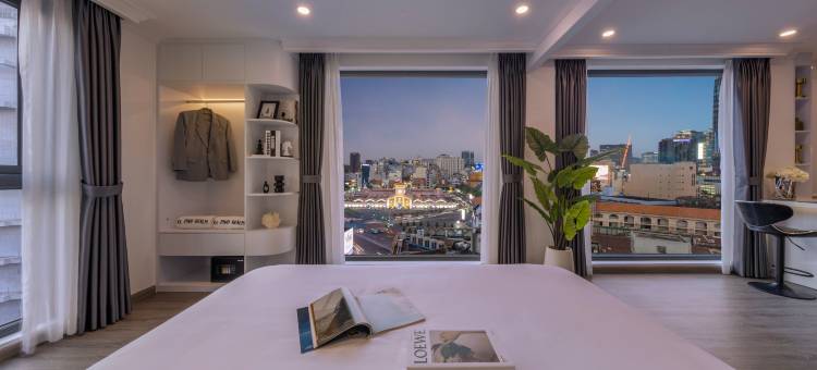 CityHouse- El Pino Realm(滨城市场地铁·Bitexco景观·美术馆)(CityHouse - El Pino Realm at Metro Ben Thanh Market)图片