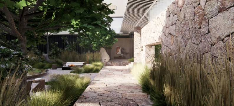 大理古城·理安听风Vitae私汤庭院图片