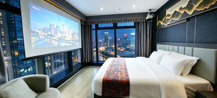 揽江景·云境|Modern·City·Design酒店(观音桥北滨路店)图片