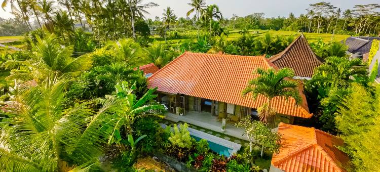 Nyaman别墅(Nyaman Villas by EVDEkimi – romantic escape among rice fields w/pool, terrace - Long stay extras)图片