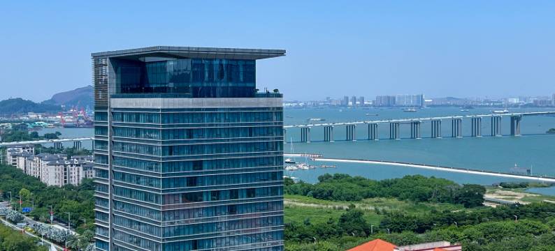 广州南沙珠江三角洲世贸中心大厦图片