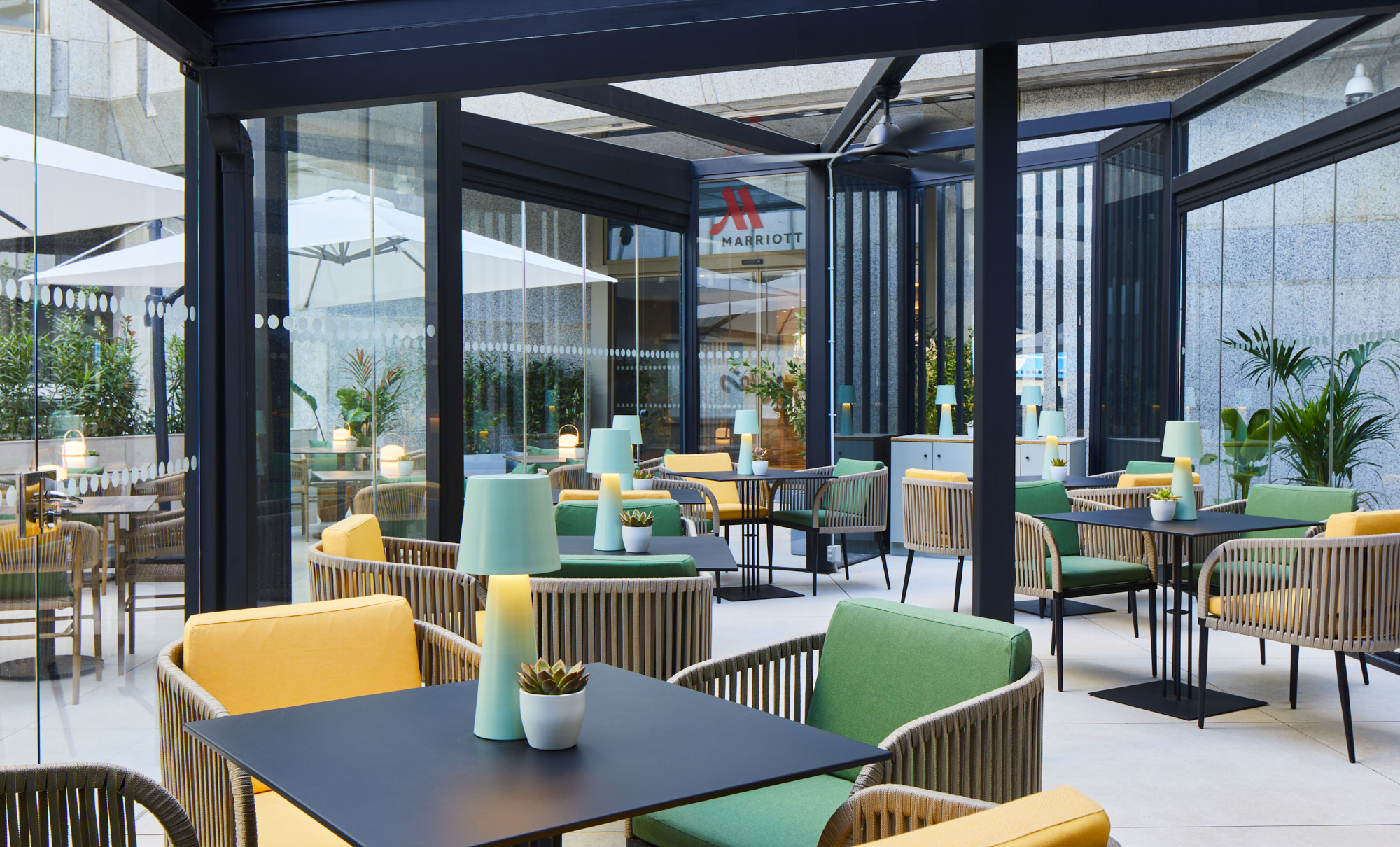 Madrid Marriott Hotel Princesa PlazaOver view