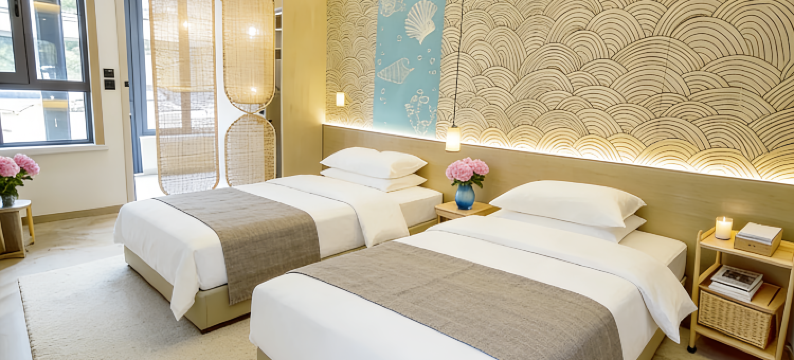 碧海蓝天花园酒店(火炬八街国际海水浴场店)图片