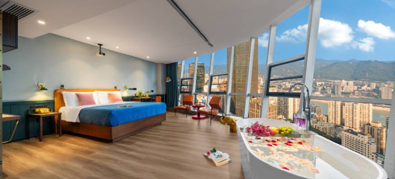 重庆解放碑洪崖洞厚居高空江景酒店图片