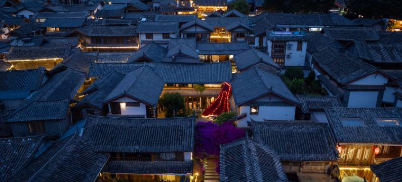 竹榭庭·Grace观古城雪山全景空中花园艺术美宿(丽江古城店)图片