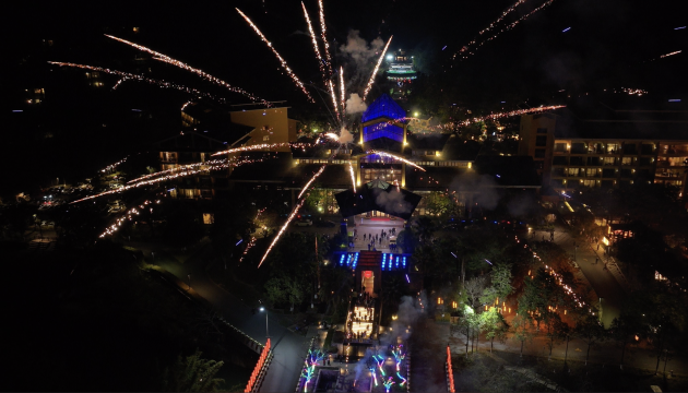 龙门地派温泉度假村图片