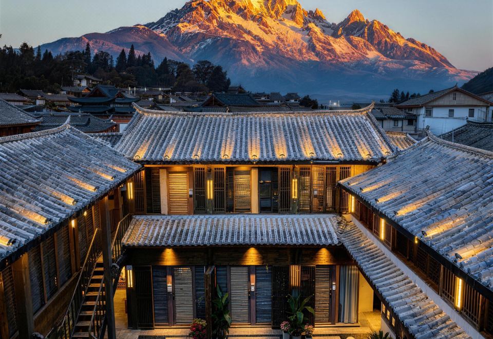 一生有你|CafeCoCo雪山观景·私汤度假民宿（古城大水车店）外景图