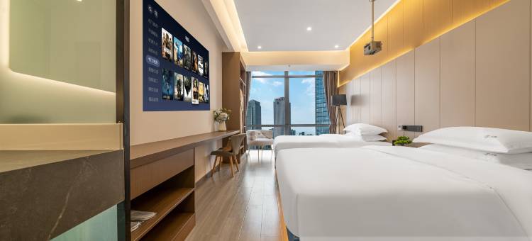 天壹·全景智能酒店(重庆江北国际机场中央公园地铁站店)图片